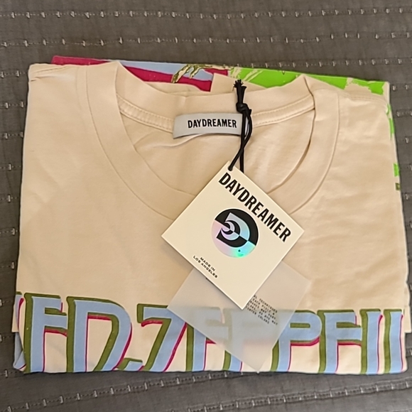 REVOLVE DAYDREAMER Led Zeppelin Four Square Merch Tee, Dirty White NWT, Size S - Picture 5 of 16